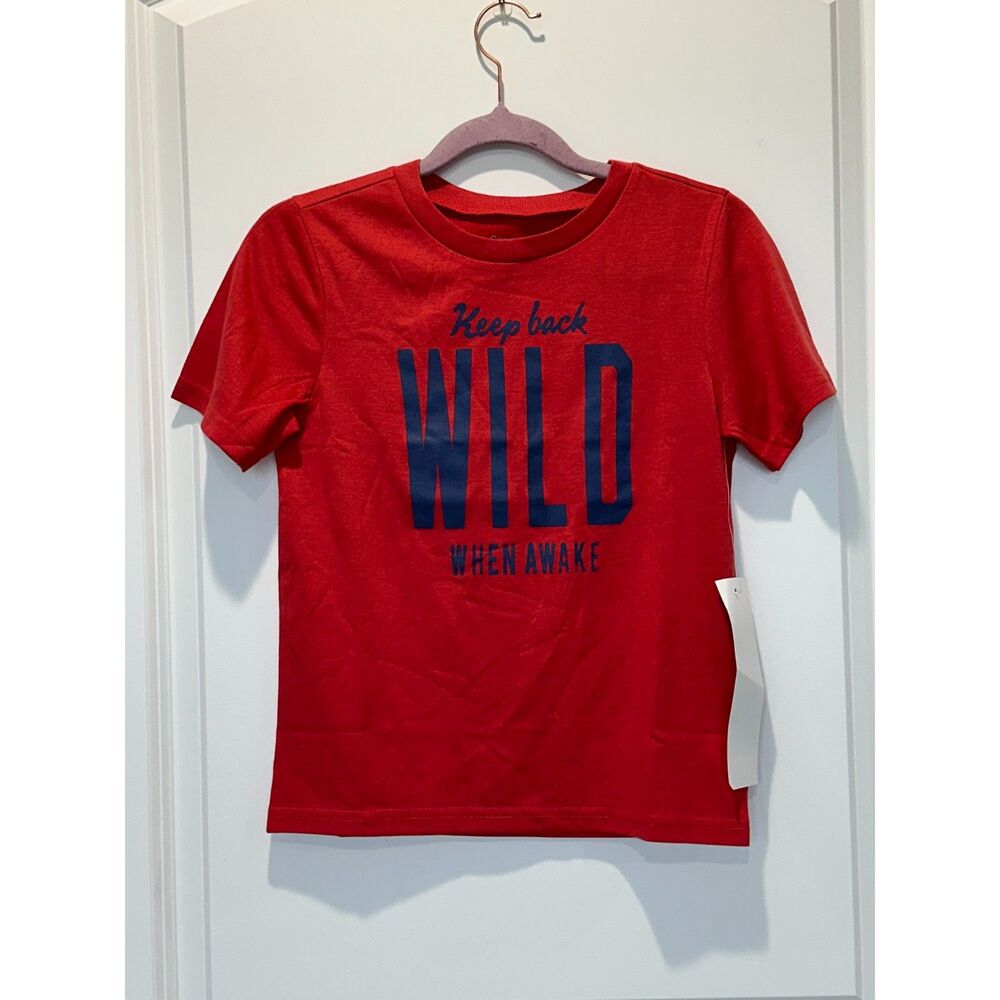 NWT Gap Kids Sleep Top Short Sleeve Red Size 8